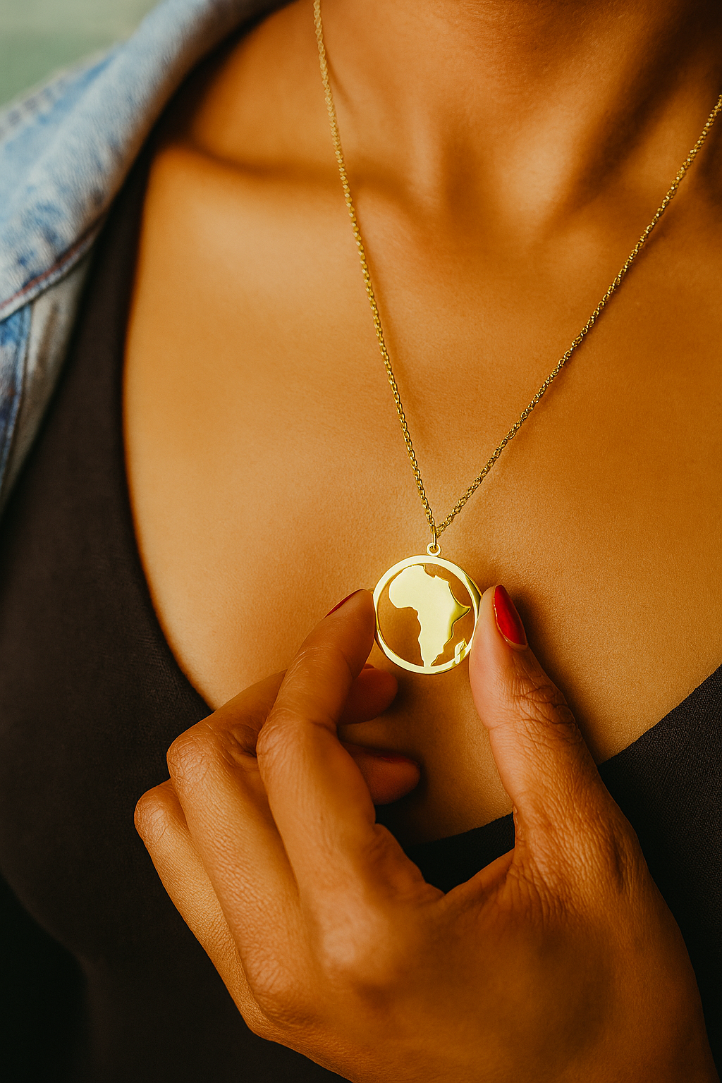 Circle Africa Pendant