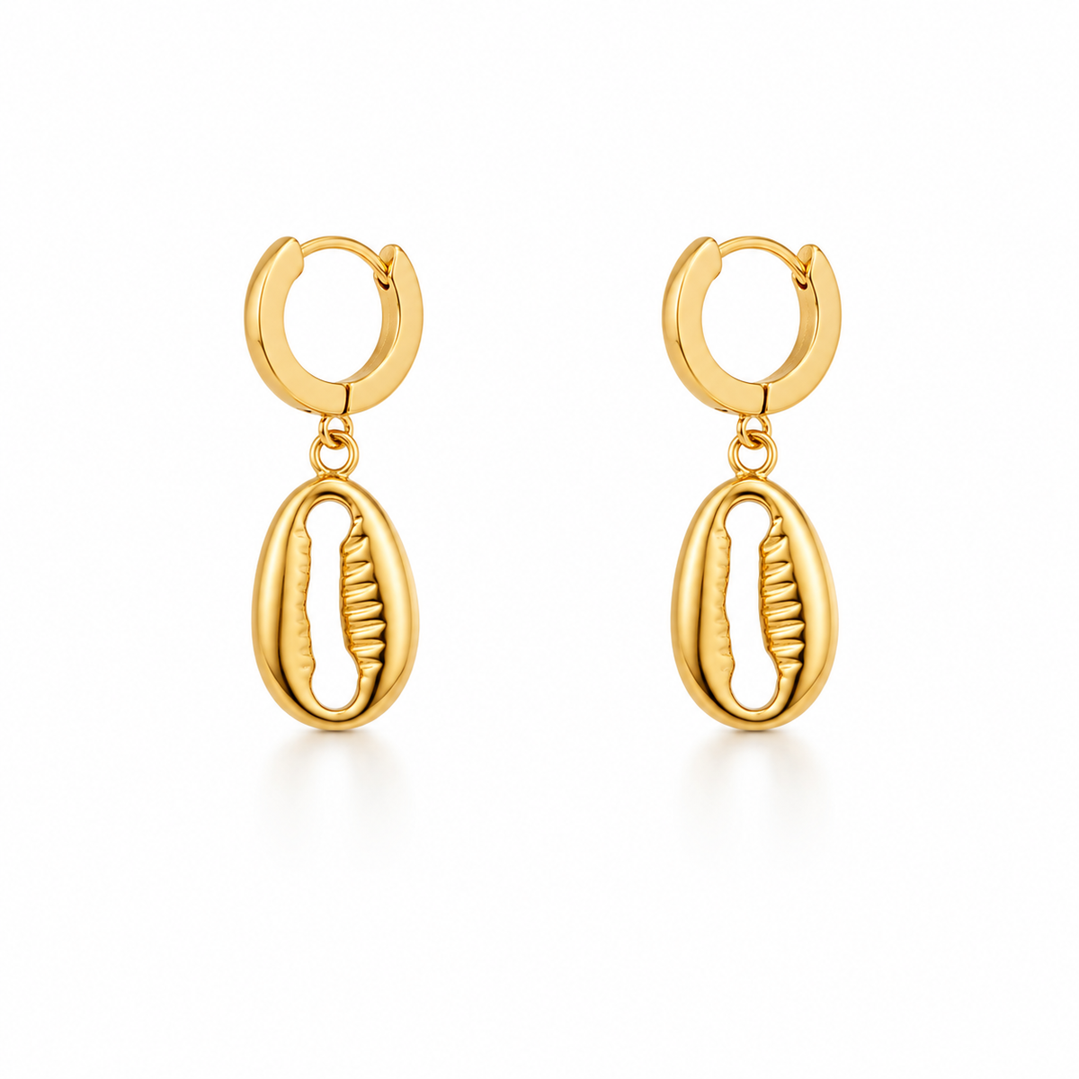 Cowrie Shell Huggies