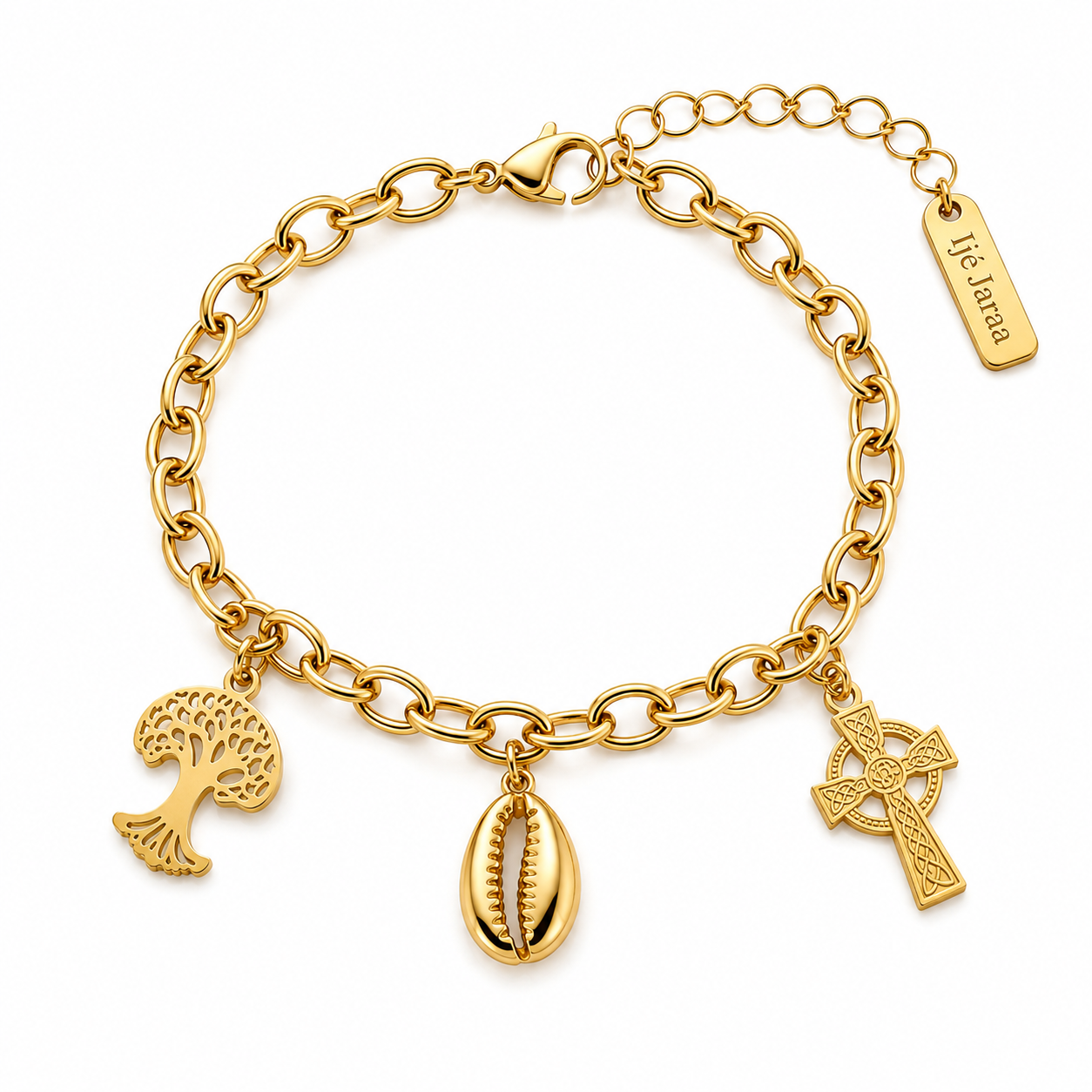 Rooted in Abundance Charm Bracelet