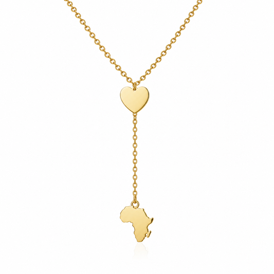 Love Afrique Lariat Necklace