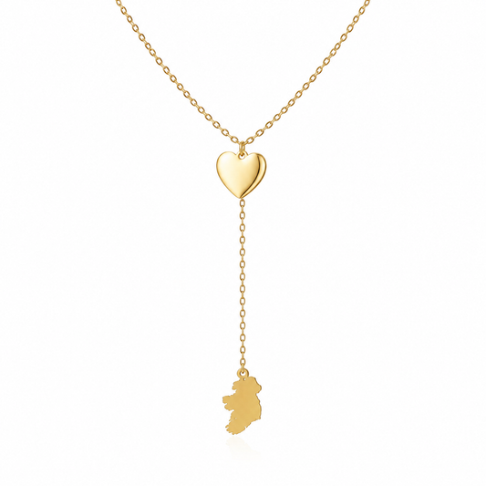 Idir An Afraic agus Éire Lariat Necklace